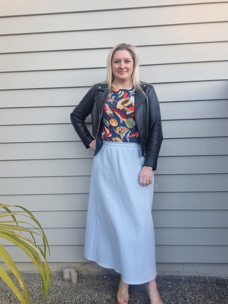 Jenny Top - Papaya Print