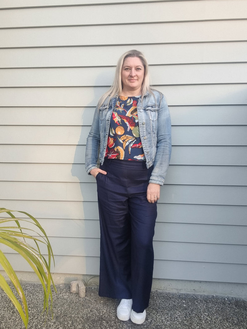 Jenny Top - Papaya Print